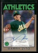 2021 Topps Baseball | Barry Zito Auto | 1986 Autograph Gold 26/50