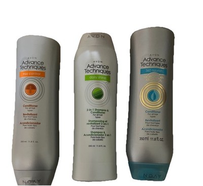 Avon Advance Techniques Conditioner Frizz Control,2 n 1,Moroccan Oil 3 Total NOS