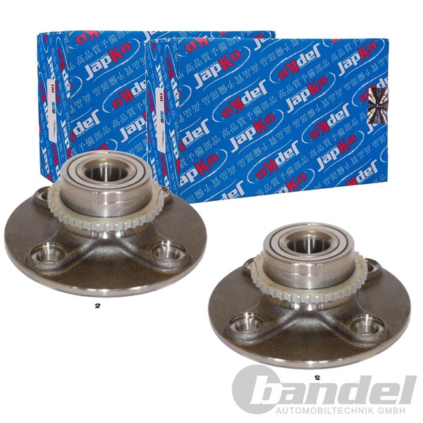 2X Japko Radnabe Links+Rechts Hinten Passend FüR Nissan Almera-image