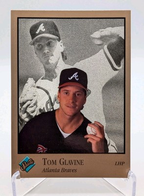 Tom Glavine 1992 Leaf Studio Baseball Card Atlanta Braves 