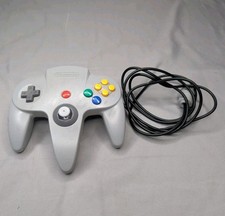 Official Nintendo 64 GRAY Controller AUTHENTIC OEM N64 Remote NUS-005 USED