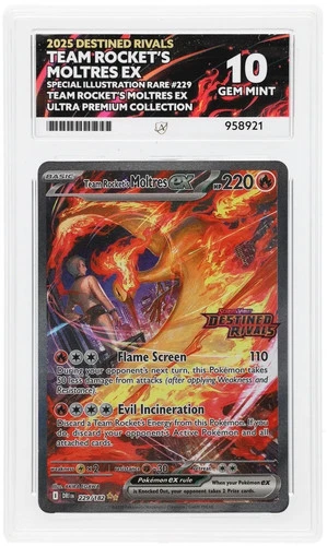 229/182 team rockets moltres stamped ace 10