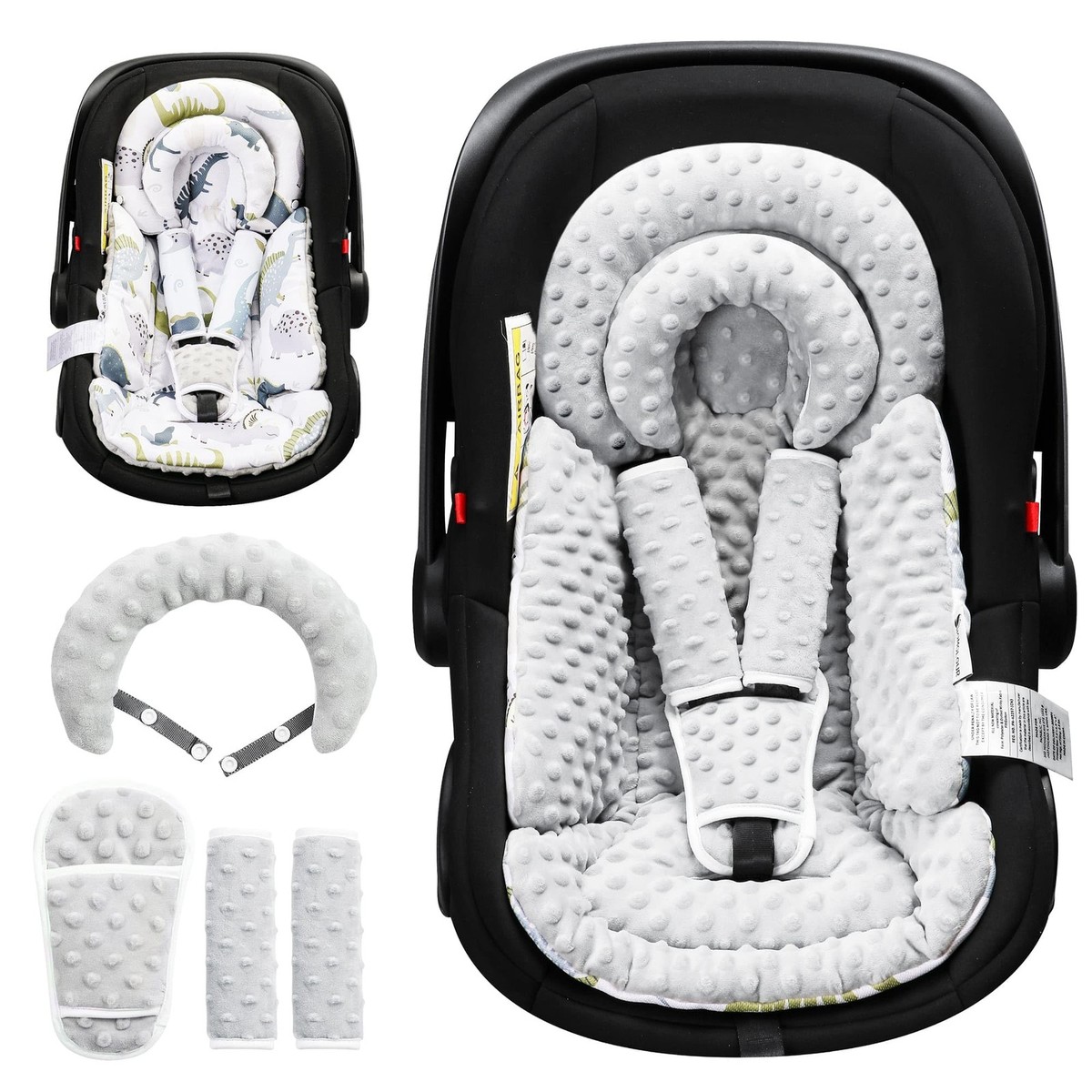 Infant Car Seat Insert with Removable Cushion for Baby Preemie