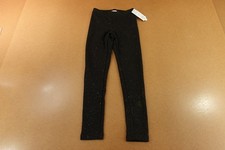 Cat  Jack Girls Size Medium 7/8 Black Glitter Leggings NWT