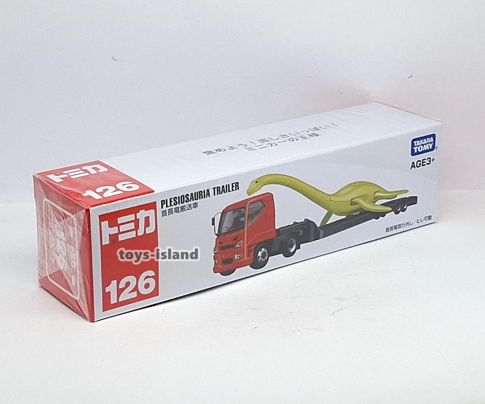 TOMICA ASIA LIMITED 126 PLESIOSAURIA TRAILER TOMY Long Car 2025 SEP NEW Dinosaur - Image 3 of 4