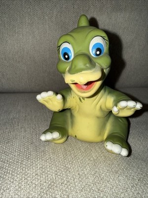 Vintage The Land Before Time Ducky Rubber Hand Puppet - Pizza Hut 1988