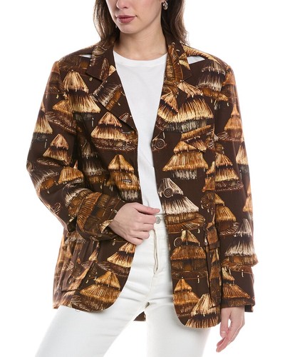 Farm Rio Cutout Blazer Women's | eBay