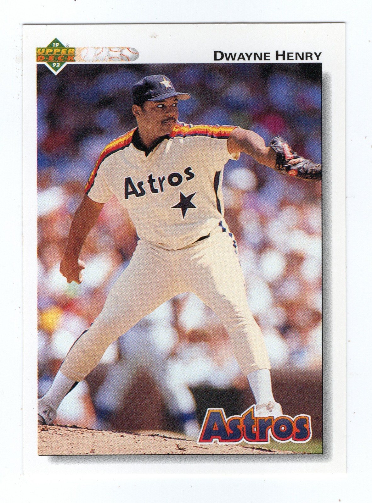 1992 Upper Deck Dwayne Henry #430 Astros