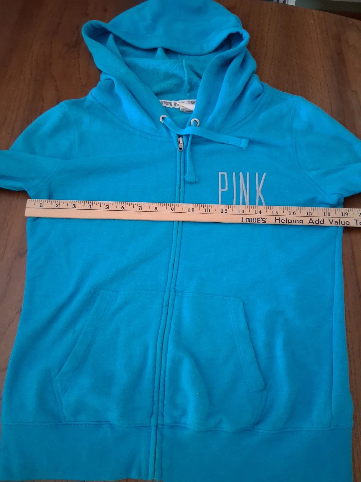 UNDERCOVER Giacca con cappuccio e zip ROSA Victorias Secret blu taglia S rosa amore