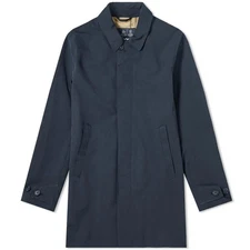 Barbour Colt Navy Blue Trench Jacket Men XL Waterproof Breathable NWT NEW