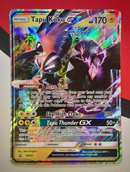 Tapu Koko GX SM50 Jumbo Black Star Promo Holo