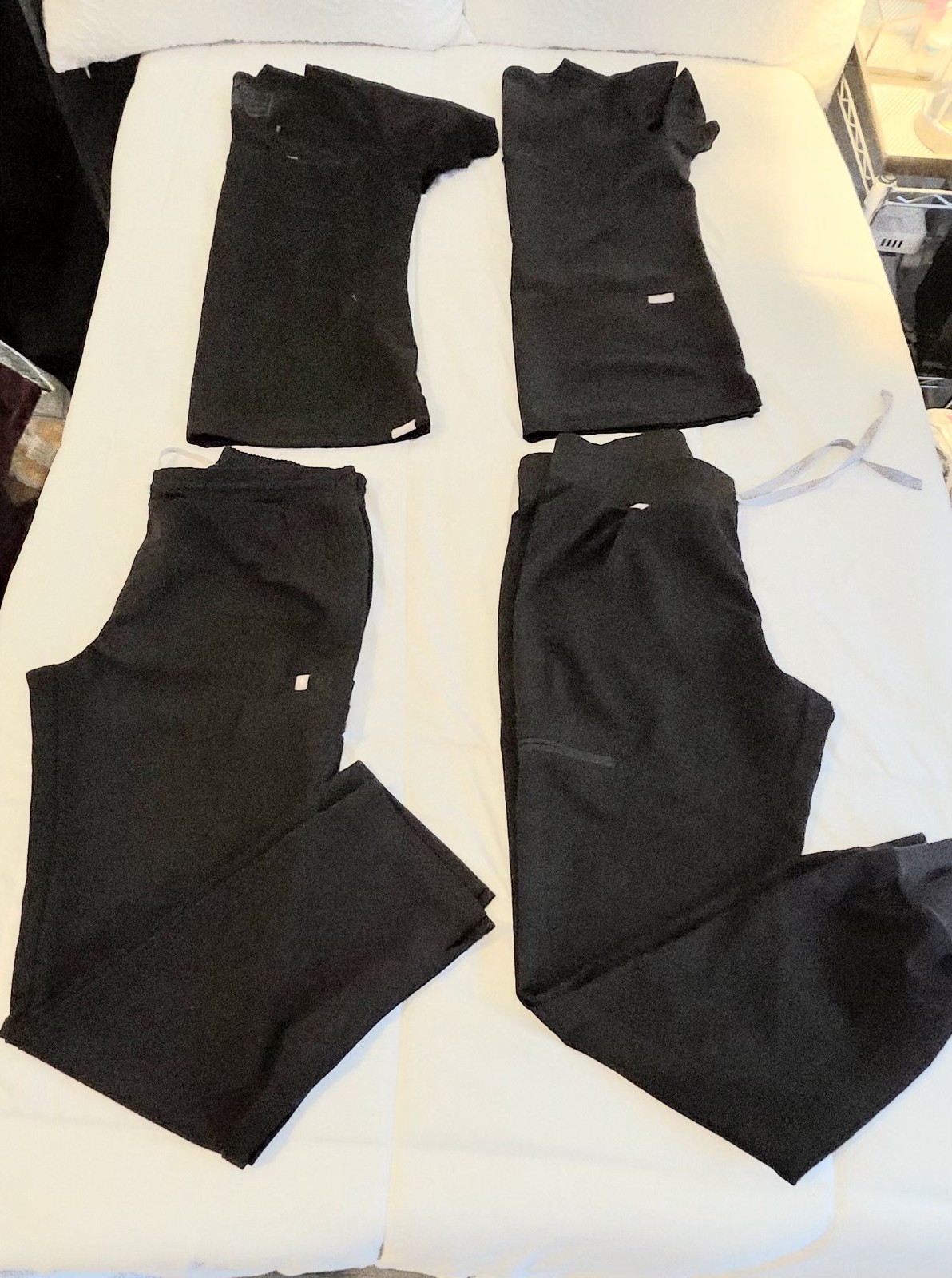 FIGS Black Technical Scrub Sets - image 1