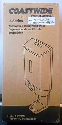Hand Sanitizer Coastwide J-Series 1200mL Automatic Wall-Mounted  Dispenser White