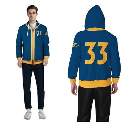 Game Fallout Shelter Cosplay Hoodie Costume Outfits Halloween Carnival Suit