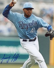 JEREMY  JEFFRESS    KC  ROYALS     SIGNED 8X10  PHOTO