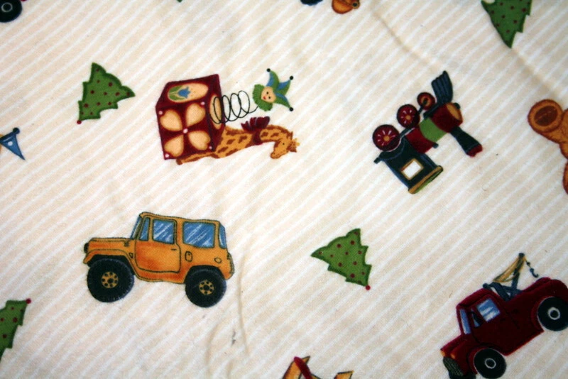 TOYS ON TAN FLANNEL FROM NORTHCOTT- 100% COTTON FABRIC - Image 3 of 4
