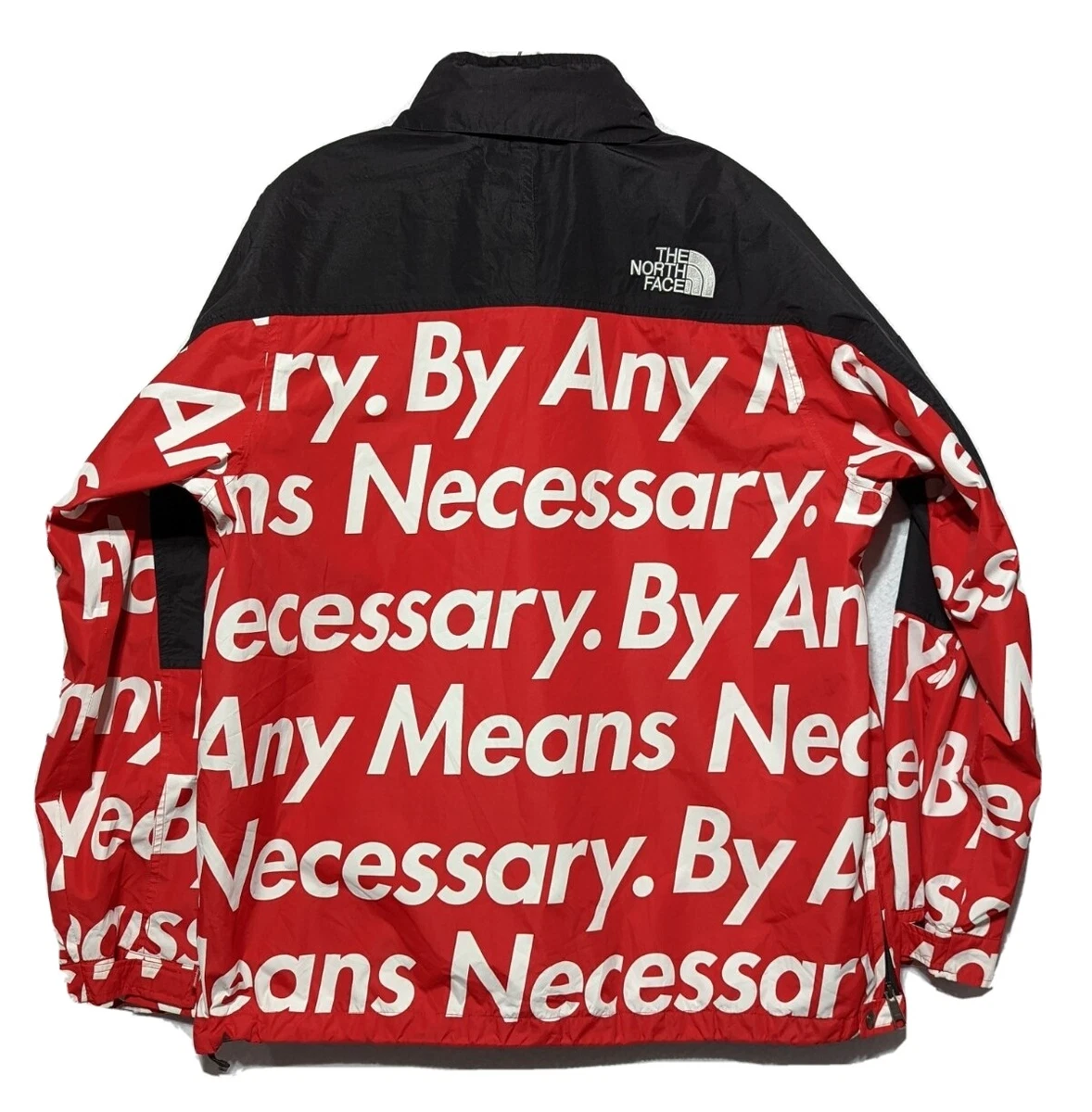 Supreme x The North Face TNF By Any Means Necessary Pullover - Large -  Black