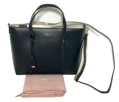 Radley Handtasche Schultertasche Umhängetasche Medium Smithfields Way schwarz Leder