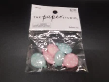 The paper studio Balloon Shank back buttons 6pc