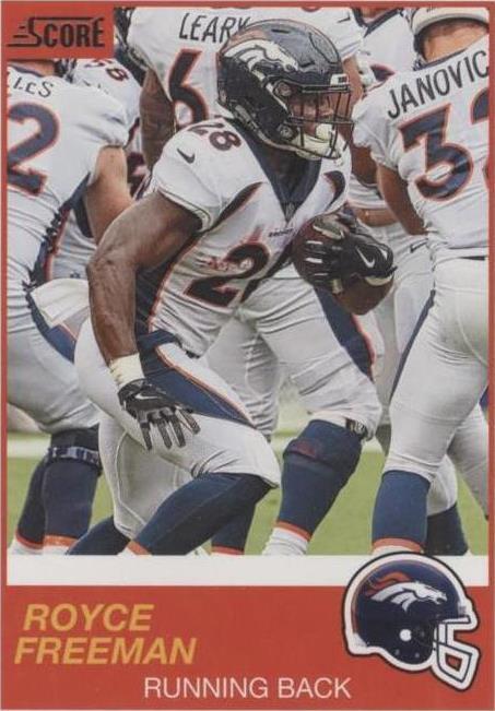 2019 Score Royce Freeman #16 - 1 of 2