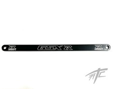 GSXR ENGRAVED BLACK CONTRAST BILLET BRAKE BAR 16" 1997-2003 SUZUKI GSXR 600/750