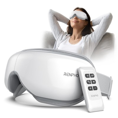 RENPHO Eye Massager with Remote Heat Compression Eyeris 1 Sleep Mask FSA HSA ...