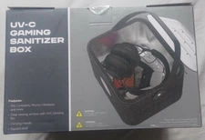 Atrix UV-C Gaming Sanitizer Box fits Controllers Headsets Phones,   Portable