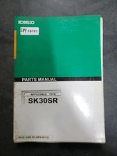 Kobelco SK30SR Hydraulic Excavator Factory Parts Catalog Manual