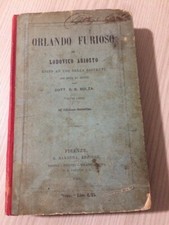 Libro Orlando Furioso Di Lodovico Ariosto