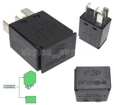Ford Fiesta Focus Mondeo Multi Purpose Black Relay F57b 14b192 Aa G1uhq Car Parts Vehicle Parts Accessories