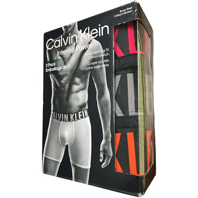 4枚！新品カルバンクライン INTENSE POWER マイクロファイバー Calvin Klein BOXER Brief Intense Power Micro Cotton Stretch Mens 3
