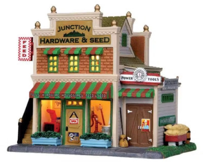 Lemax Harvest Crossing JUNCTION HARDWARE & SEED #15266   RETRIED   NEW