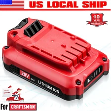20V For Craftsman V20 20 Volt MAX 3.0Ah Li-ion Battery CMCB204 CMCB202 CMCB201