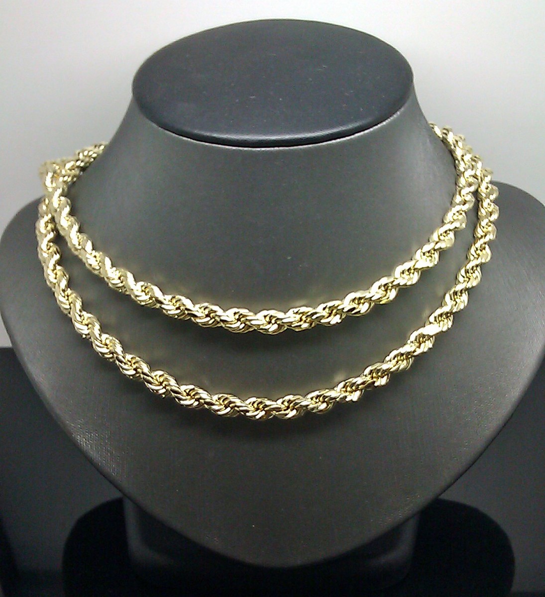 アクセサリー 10K Gold Rope Necklace 56cm 2mm 2mm Rope 10K Chain – GoldX