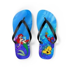 The Little Mermaid Flip Flops