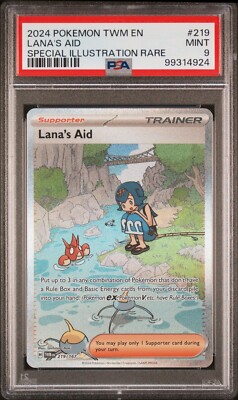 PSA 9 Mint - Lana's Aid 219/167 Sv06: Twilight Masquerade Holo | eBay