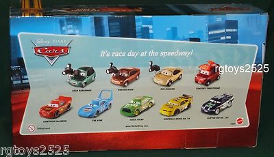 Disney Pixar CARS Piston Cup Nights Speedway 9 Pack Houser Boon