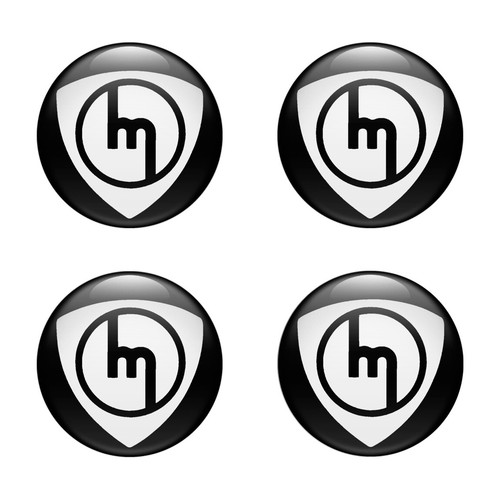 4pcs. Sticker Mazda logo for hubcaps hub cap rim silicone emblems - Picture 5 of 5