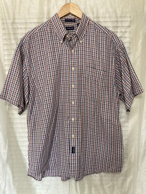 GANT Men s Button Up Shirt Size Large Short Sleeve