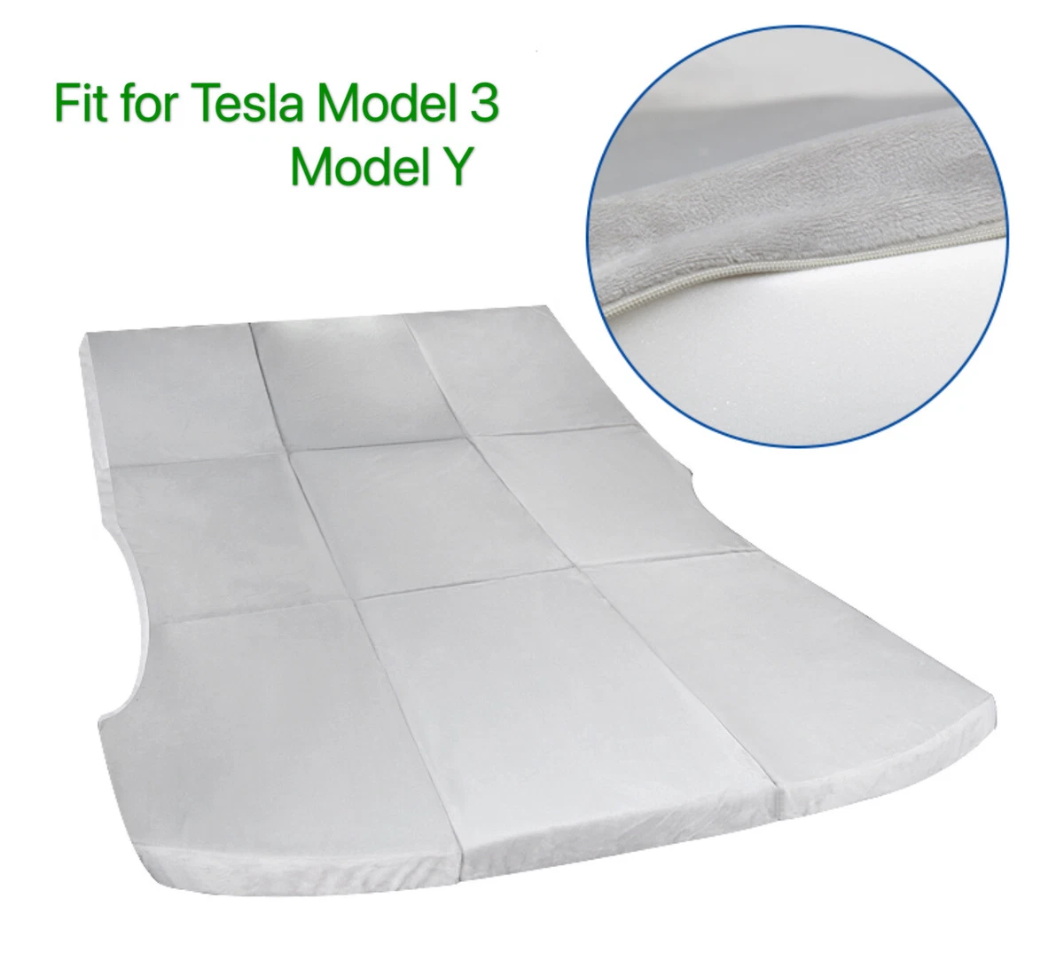 TESMAT  Car Camping Mattress and Privacy Screen for Tesla Model 3 and Model  Y