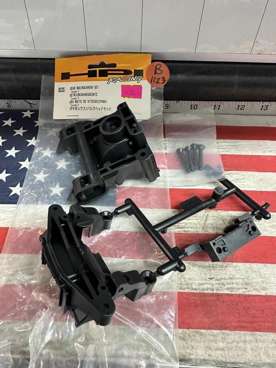 さまー HPI 85235 Gear Box/bulkhead Set Savage X Hpi85235 for sale online