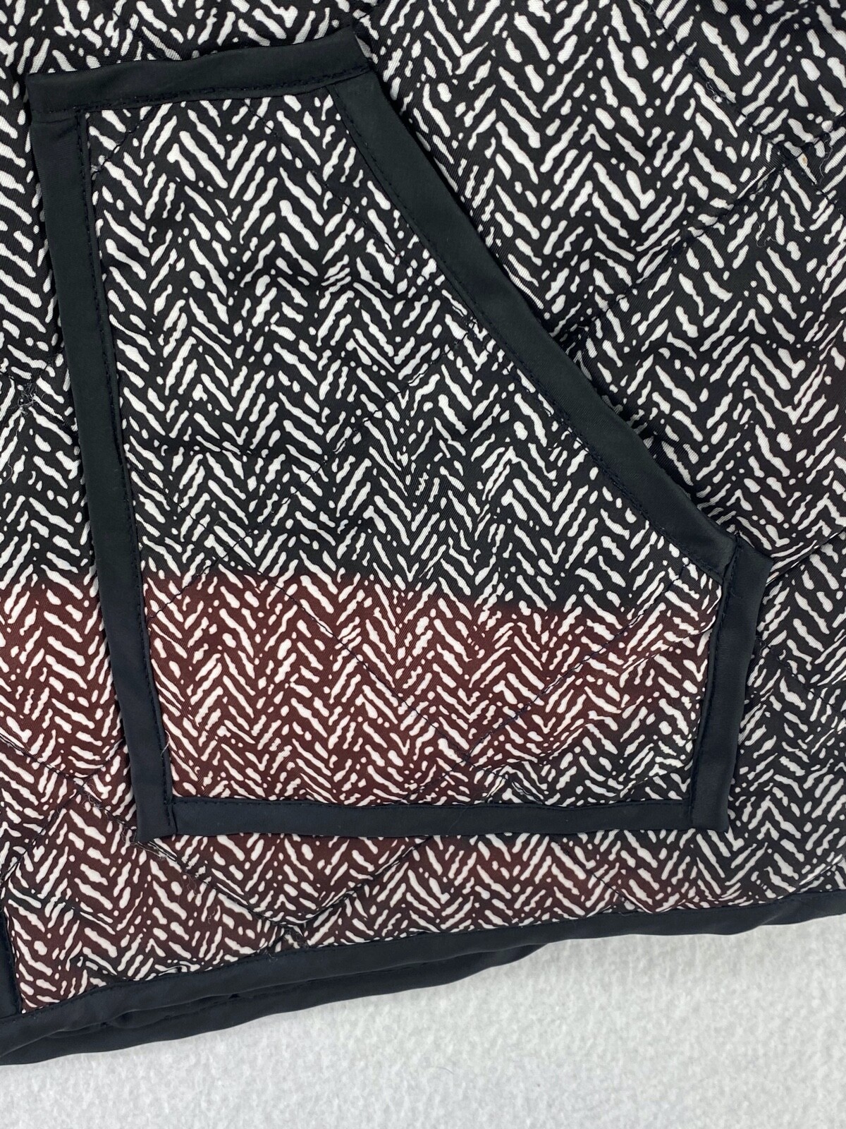 San Joy L Vest Full Zip Lined EUC (W4065-F1)