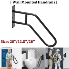 Wall Mounted Hand Rails Non-slip Grab Bars Outdoor Handrails for 1-3 Step Stairs
