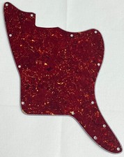 Red Tortoise 4-Ply For Fit US Jazzmaster Blank Style Guitar Pickguard
