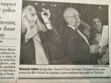 Newspapers- YITZHAK RABIN, ISRAELI PRIME MINISTER, ASSASSINATED