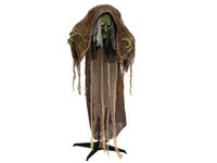 Europalms Halloween Figur Hexe Buckelig, Animiert,