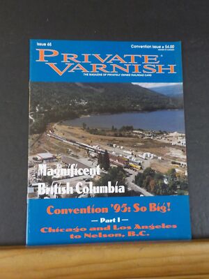 Private Varnish Issue 65 1995 November December British Columbia PV on ...