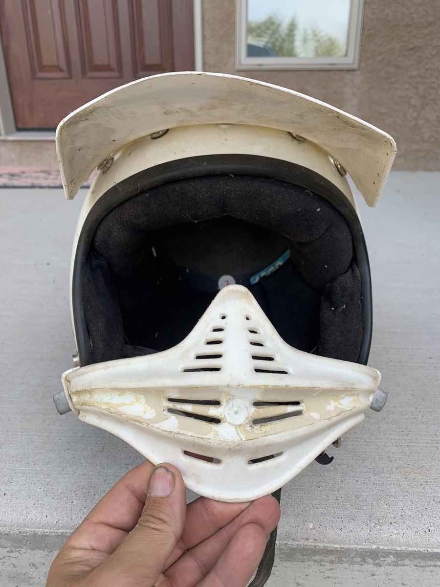 Vintage Simpson Snell 80 Helmet With Iron Jaw Helmet | eBay