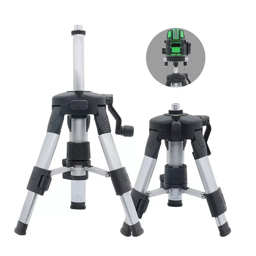 Portable Aluminum Alloy Laser Level Tripod Adjustable Stand Laser Level Line