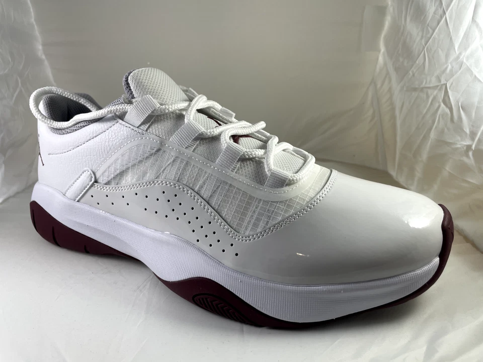 AIR JORDAN 11 CMFT LOW CASUAL SHOES White/Cherrywood Red DN4180-103 Size 10 - Image 4 of 4